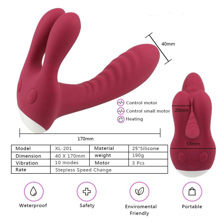 Wearable Rabbit Vibrator- Clit Stimulator