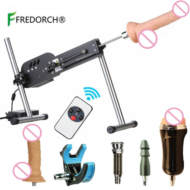 Fredorch sex machines for adults toys couple sexoshop machine With 9.2‘’ Huge Dildo Attachment 70w strong motor  love machine