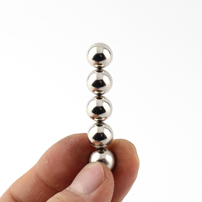 Women Erotic Sex Metal Nipple Clamps Magnetic Orb