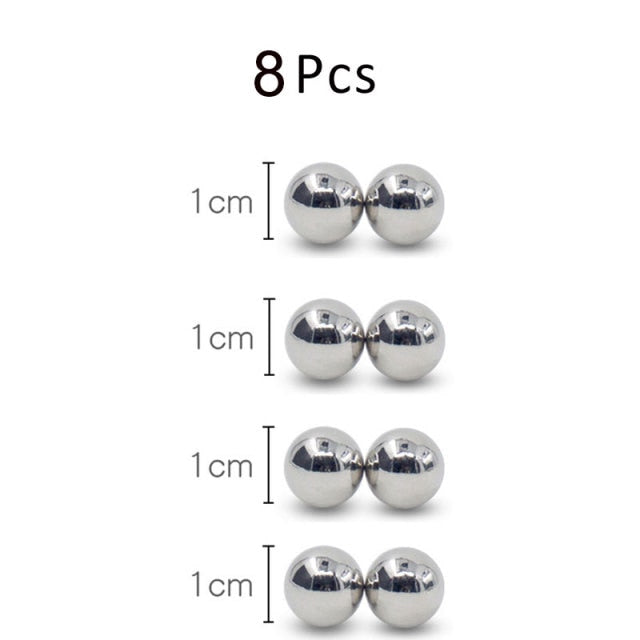 Women Erotic Sex Metal Nipple Clamps Magnetic Orb