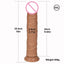 Soft Double Layer Silicone Big Dildo Adult Sex Toys