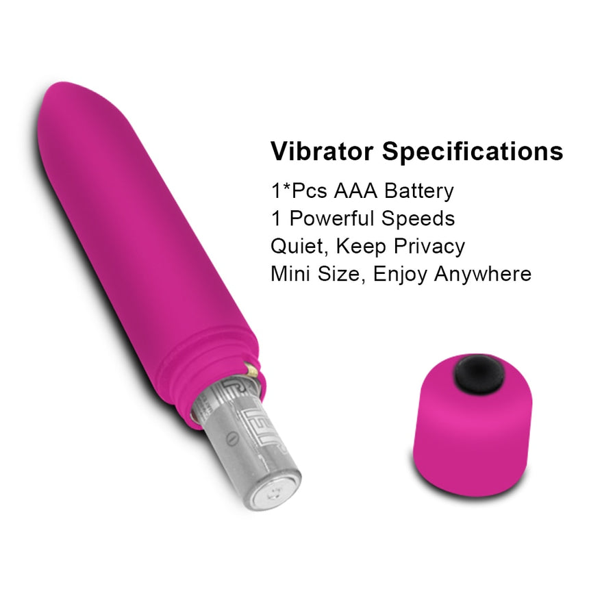 Jewel Anal Plug - Bullet Vibrator